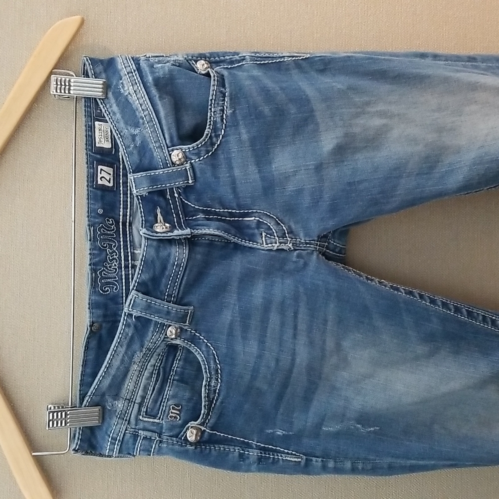 Miss Me Skinny Jean's Size 27 - Picture 3 of 16